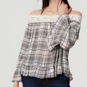 New Loft off the shoulder top